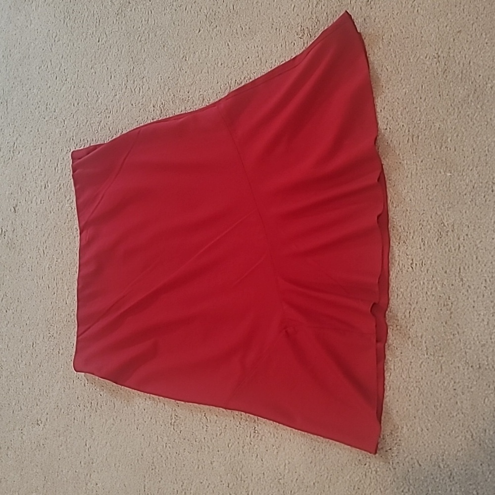 Elegant Red Women's Skirt Brand New With Tags